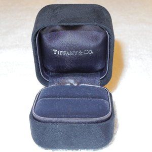 Tiffany & Co Black Felt Ring Box